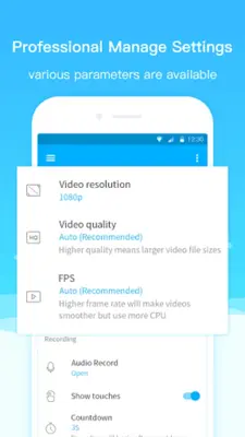 Screen Recorder+Video Recorder android App screenshot 4